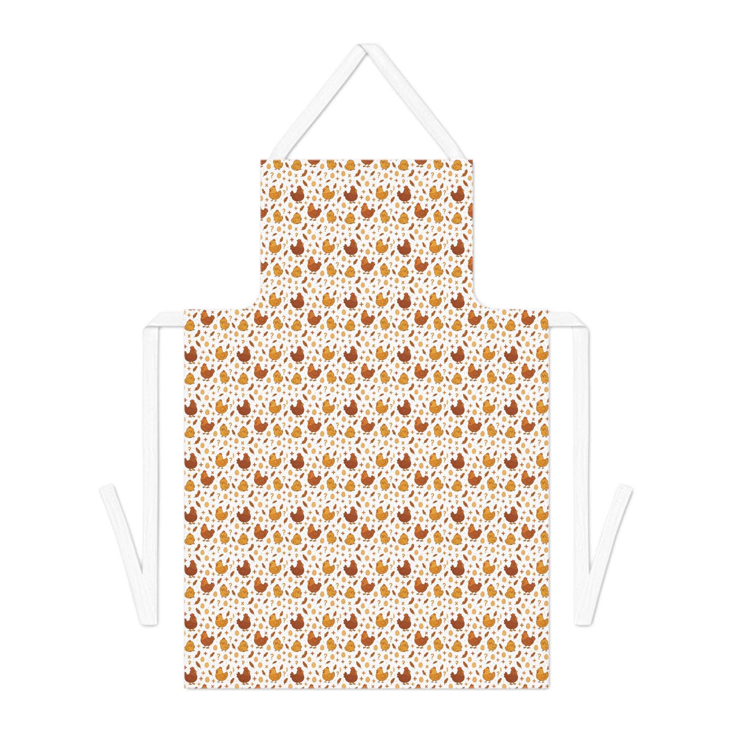 Chicken Math Kitchen Apron – Adjustable Farmhouse Cooking & BBQ Bib