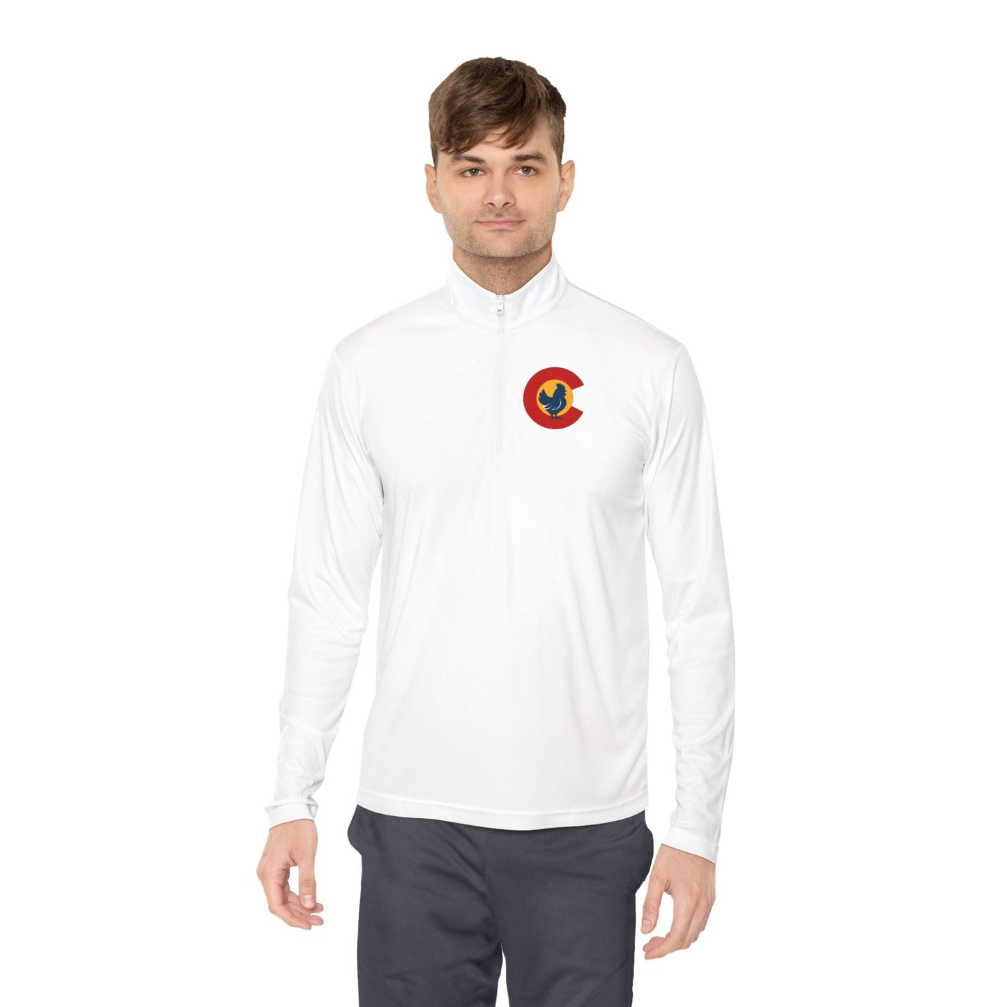Colorado Chicken Pride Unisex Quarter-Zip Pullover – Lightweight Comfort with State Style