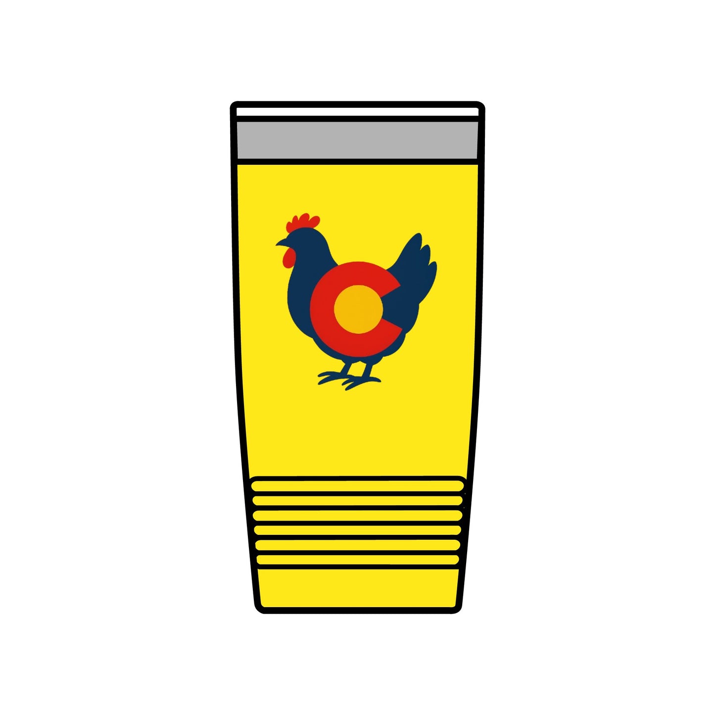 Colorado Chicken 20 oz Insulated Tumbler – Rustic Travel Mug for Outdoor Adventures