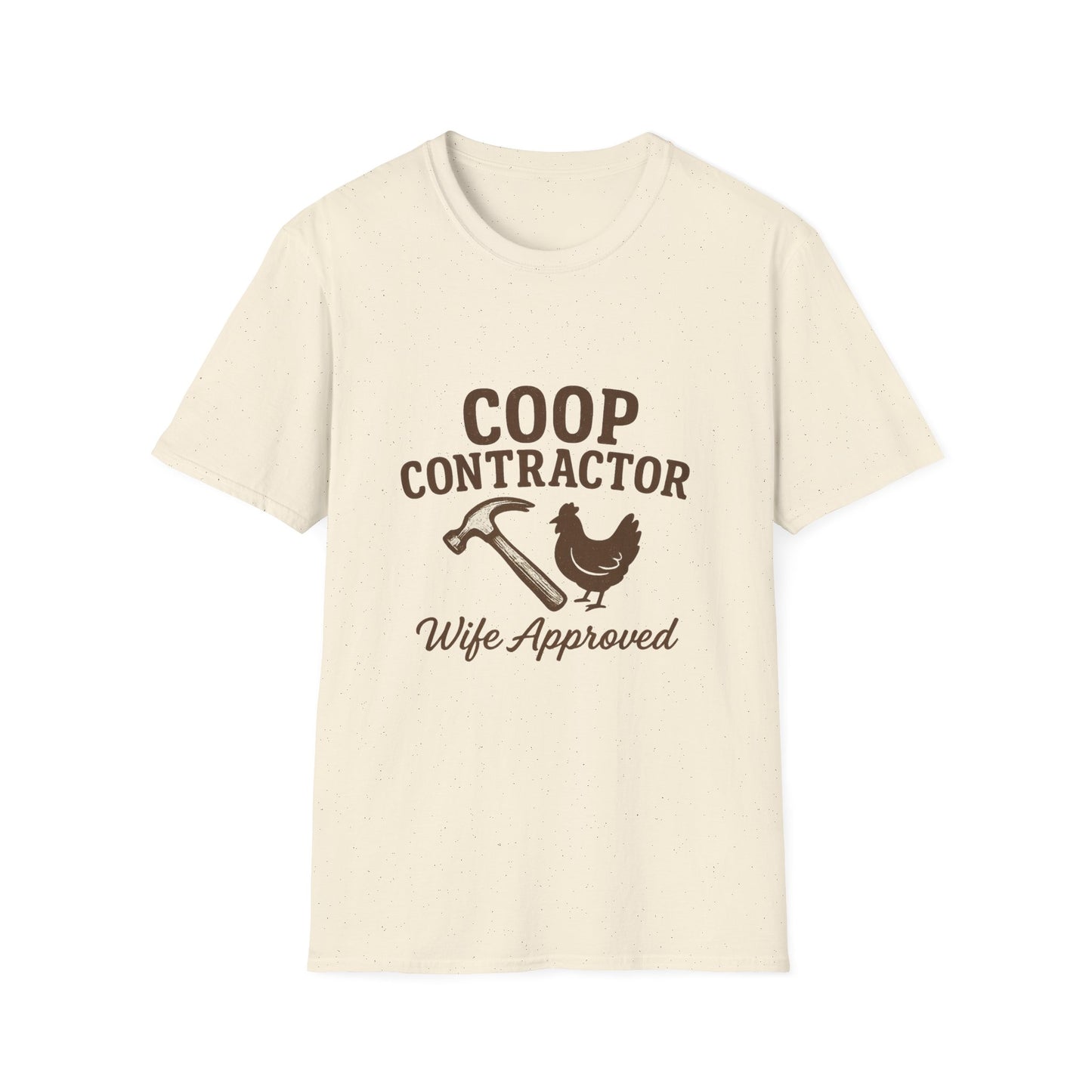 Coop Contractor Tee – “Wife Approved” Hammer & Hen Design