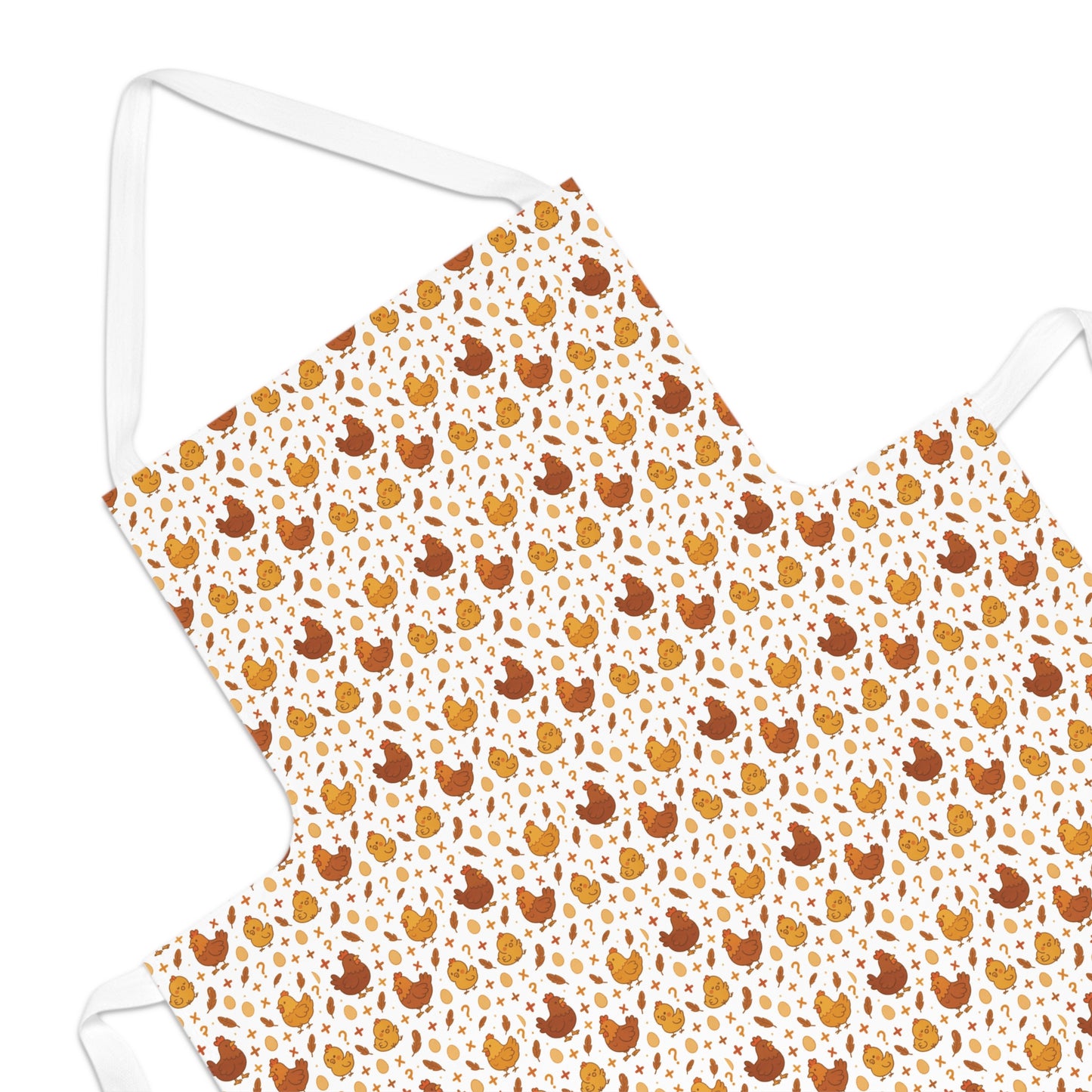 Chicken Math Kitchen Apron – Adjustable Farmhouse Cooking & BBQ Bib