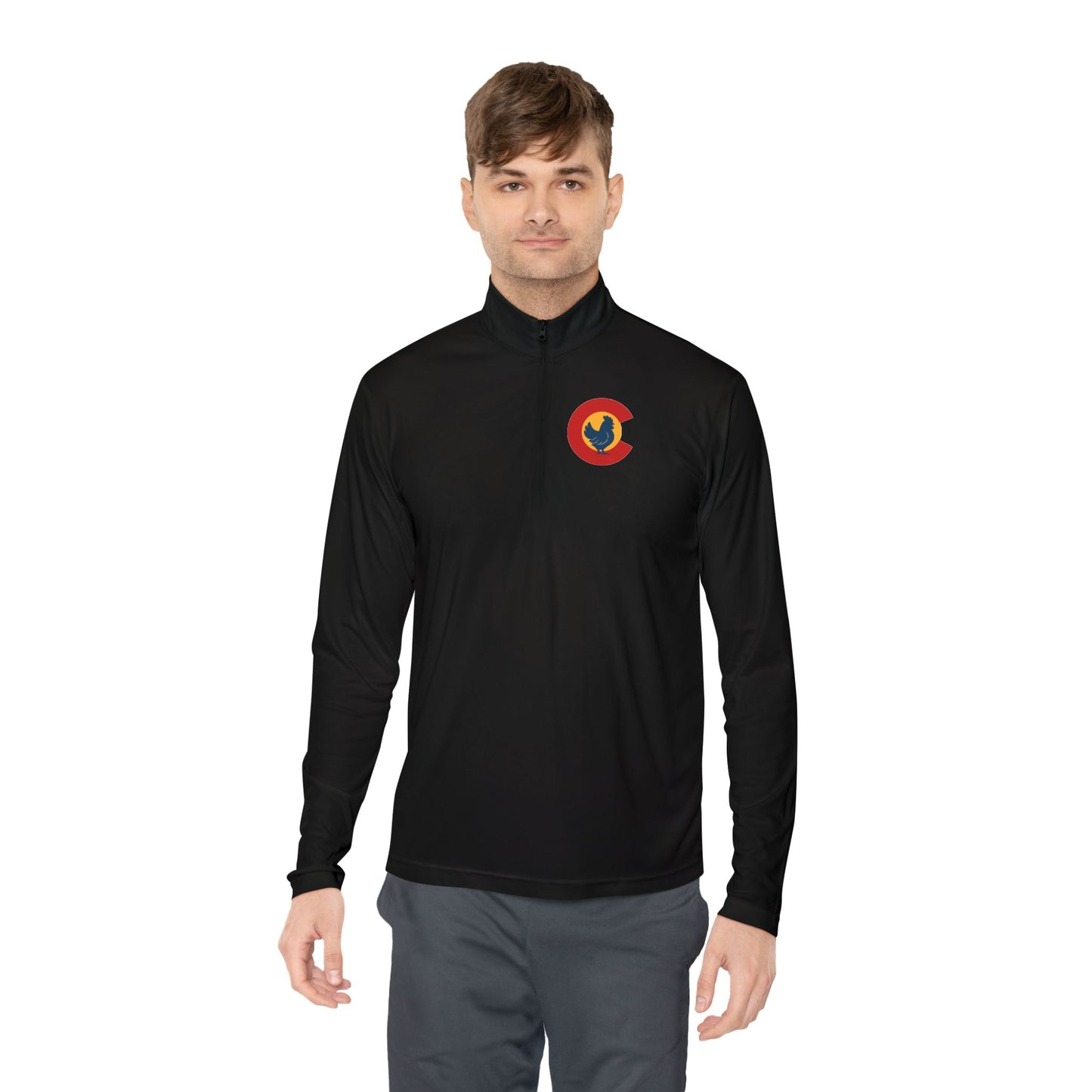 Colorado Chicken Pride Unisex Quarter-Zip Pullover – Lightweight Comfort with State Style