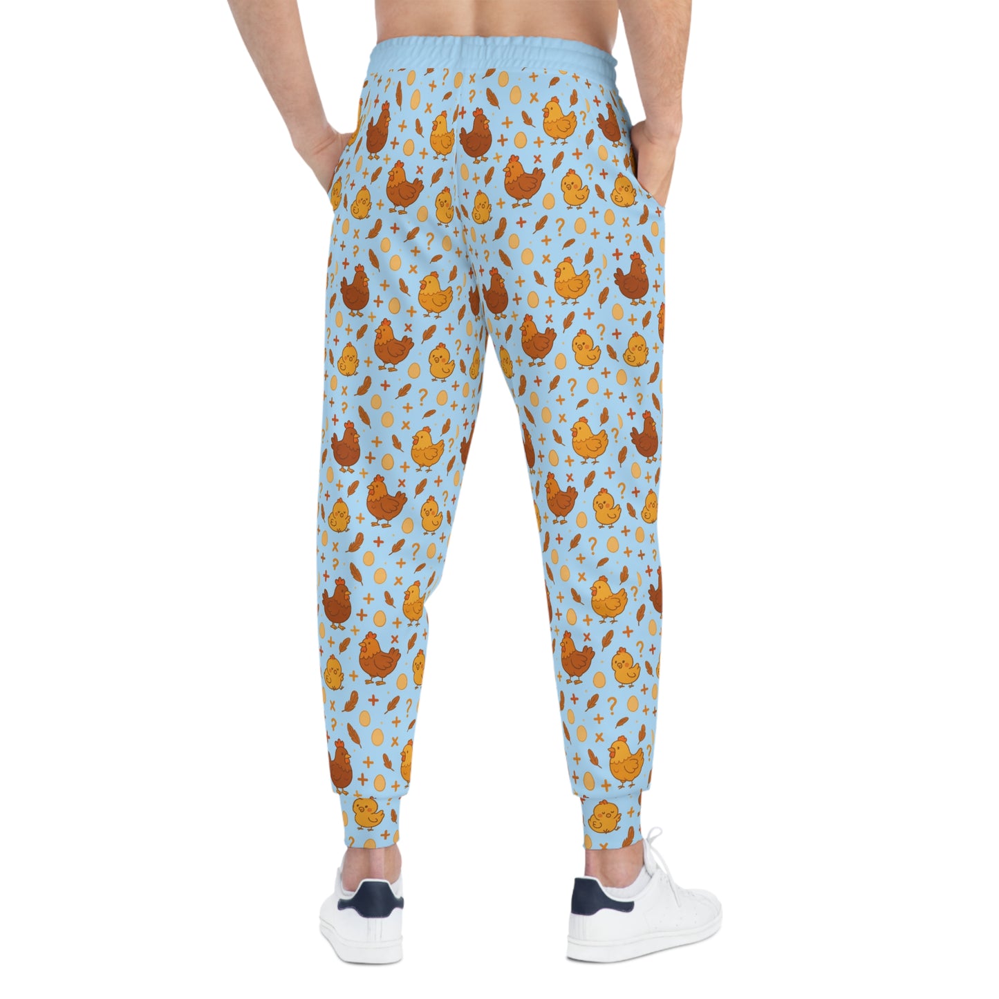 Chicken Math Joggers – Unisex Lounge Pants with All-Over Chicken Print