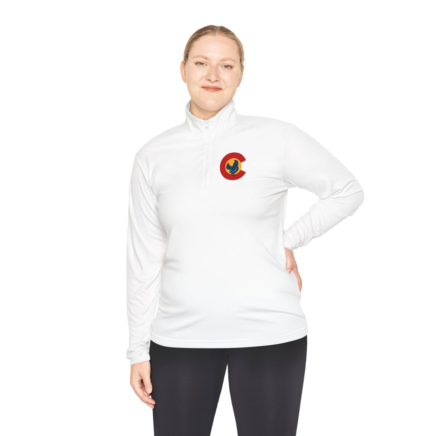 Colorado Chicken Pride Unisex Quarter-Zip Pullover – Lightweight Comfort with State Style