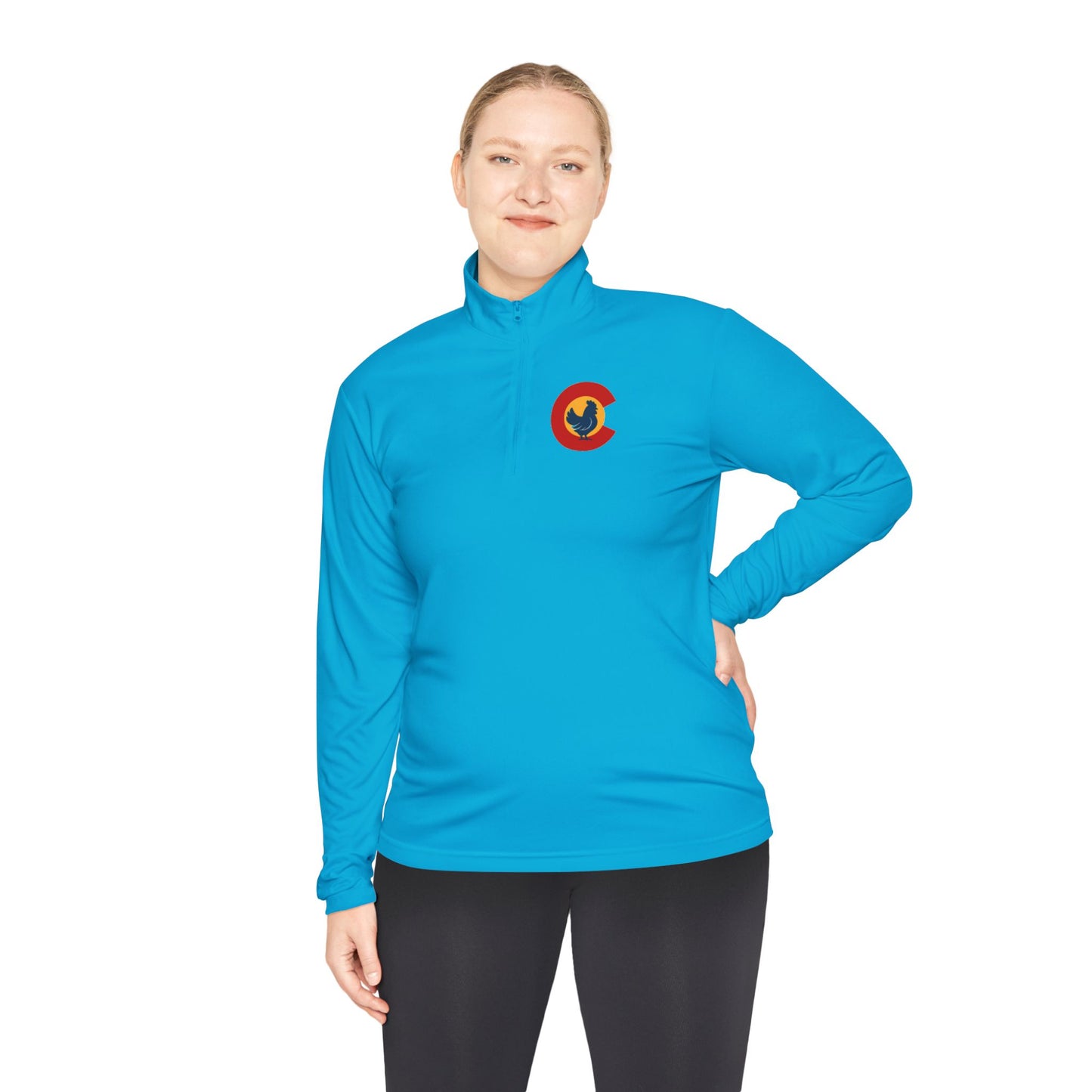 Colorado Chicken Pride Unisex Quarter-Zip Pullover – Lightweight Comfort with State Style