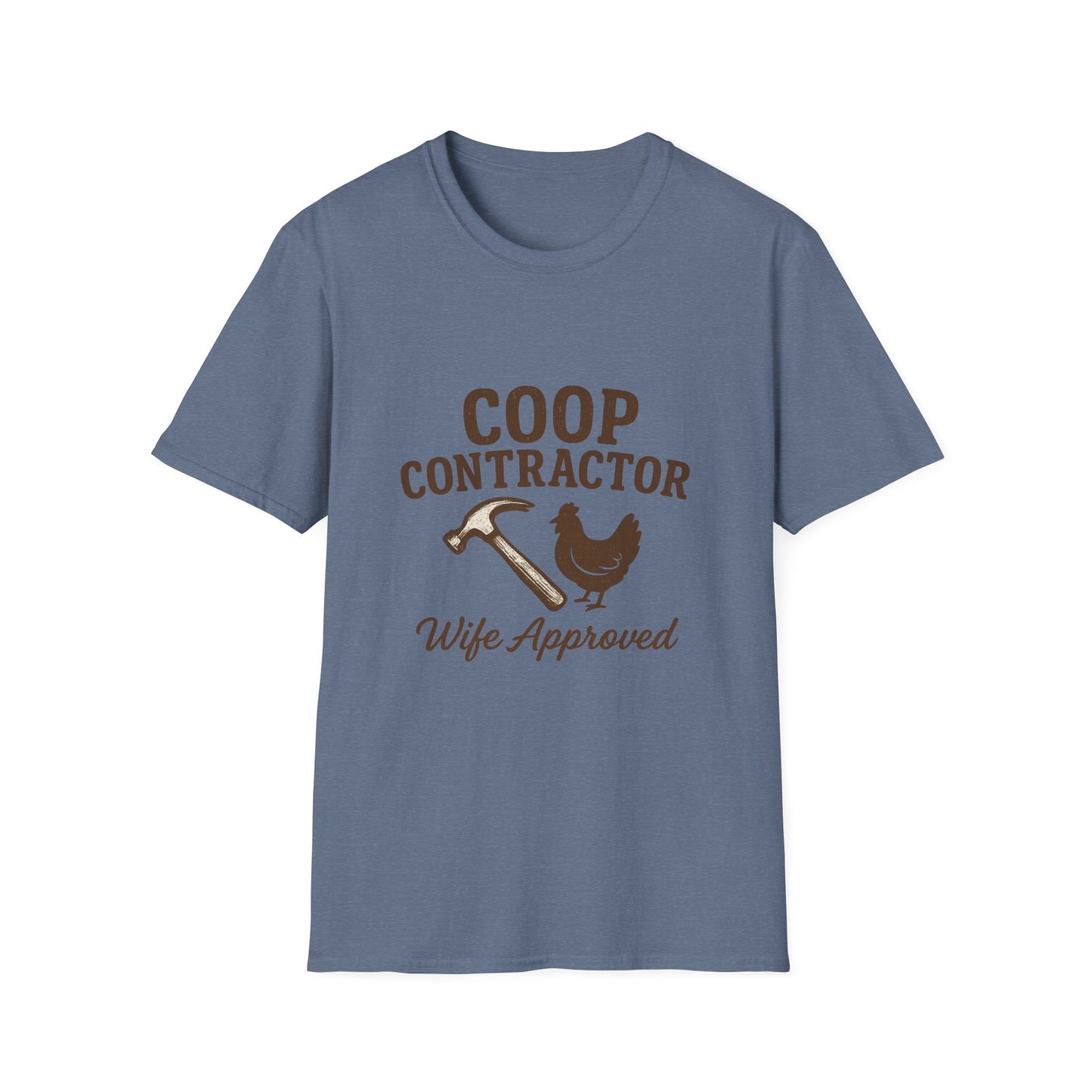 Coop Contractor Tee – “Wife Approved” Hammer & Hen Design