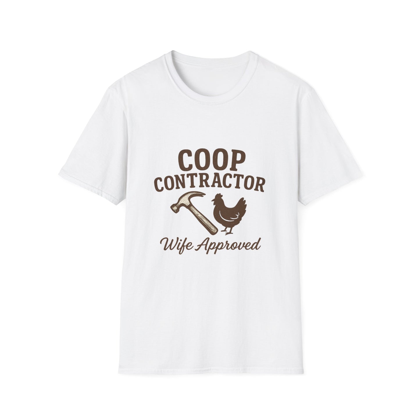 Coop Contractor Tee – “Wife Approved” Hammer & Hen Design