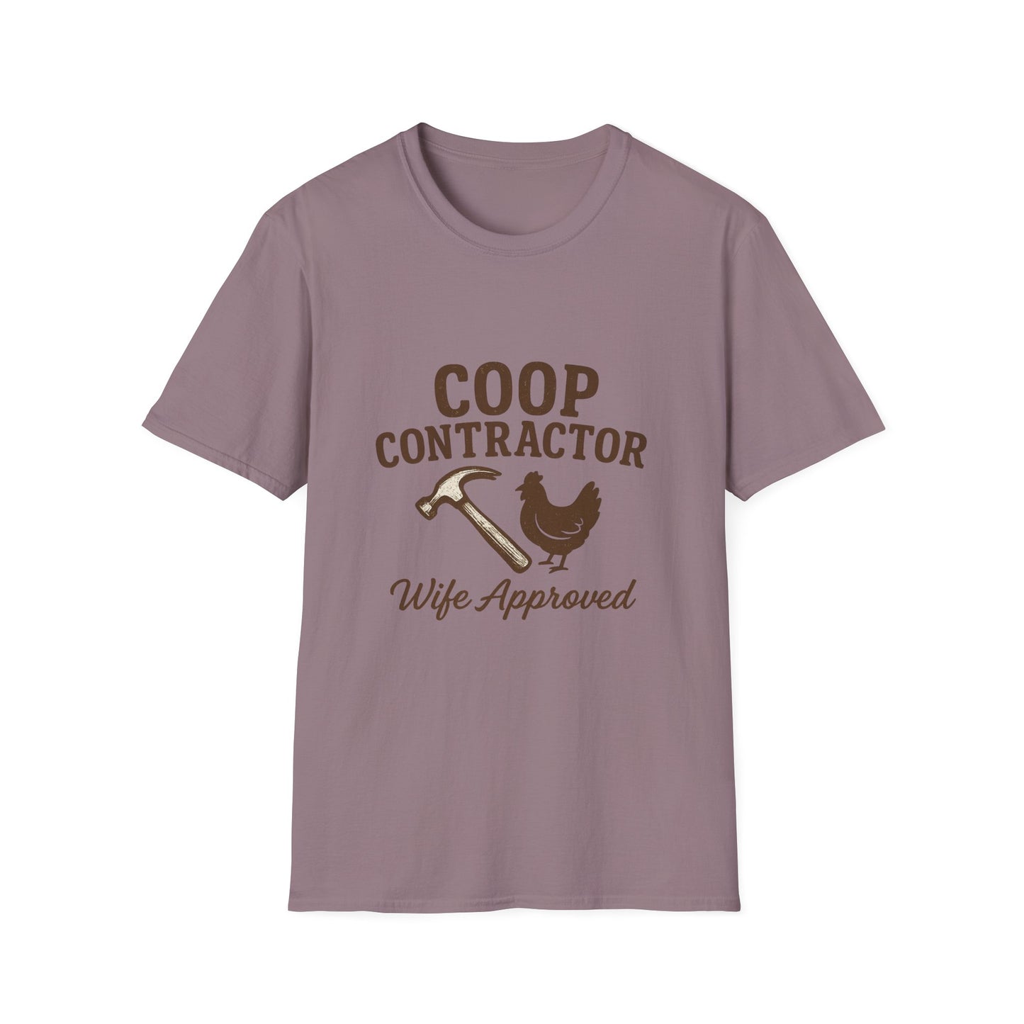 Coop Contractor Tee – “Wife Approved” Hammer & Hen Design