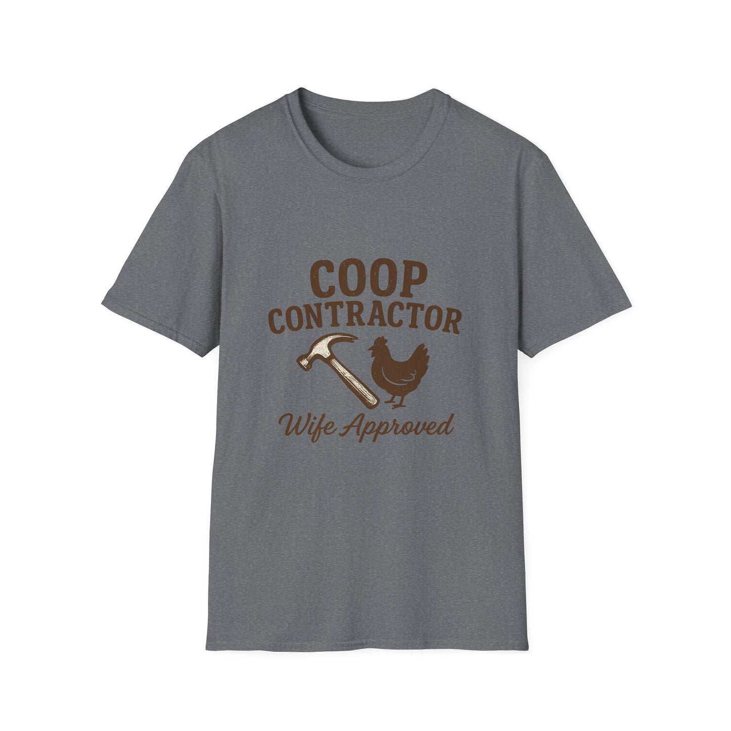 Coop Contractor Tee – “Wife Approved” Hammer & Hen Design