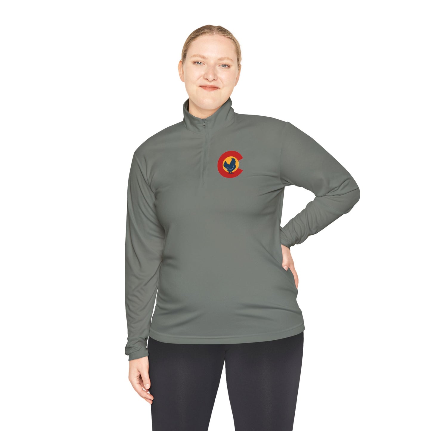 Colorado Chicken Pride Unisex Quarter-Zip Pullover – Lightweight Comfort with State Style