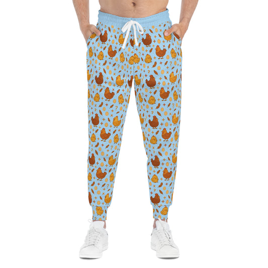 Chicken Math Joggers – Unisex Lounge Pants with All-Over Chicken Print