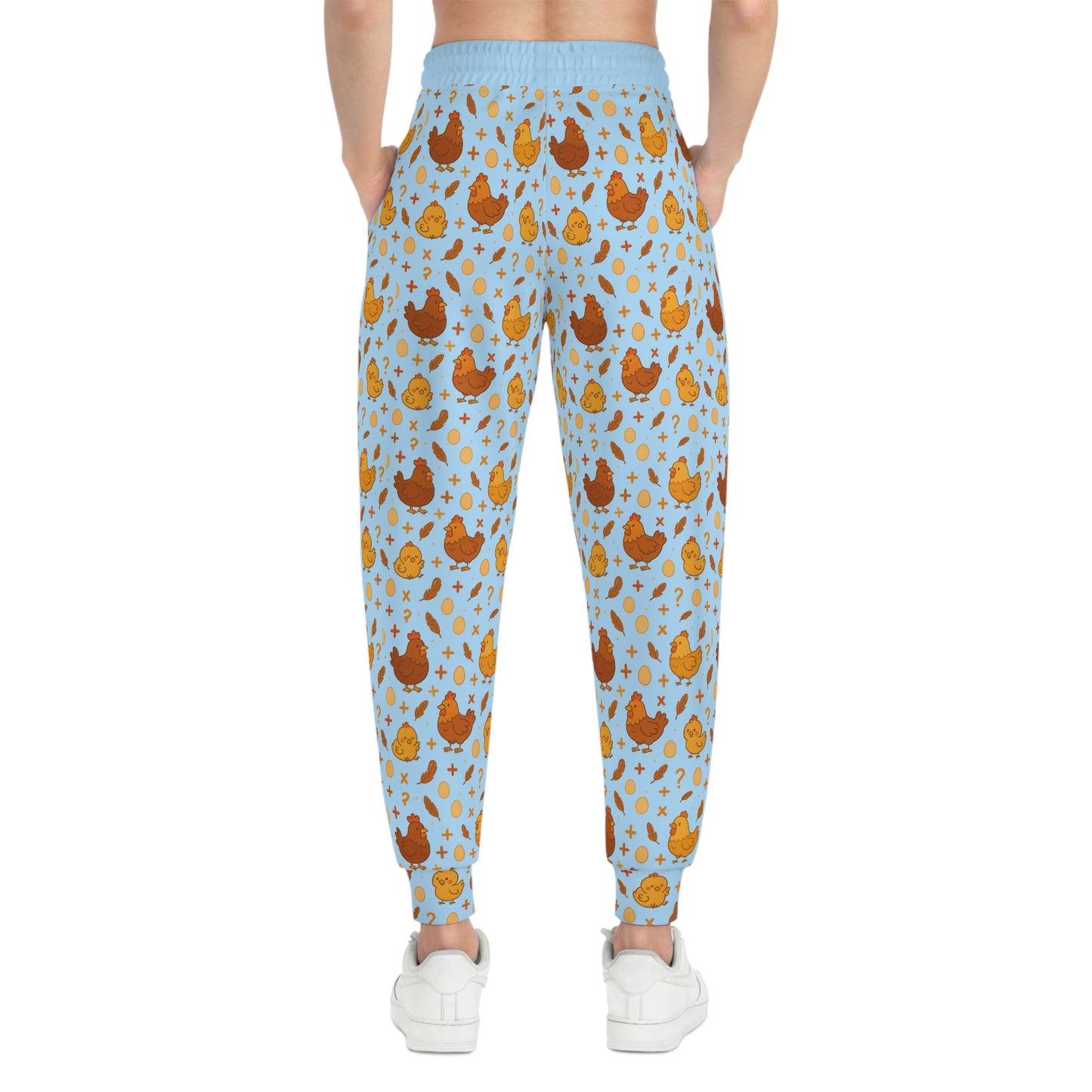 Chicken Math Joggers – Unisex Lounge Pants with All-Over Chicken Print