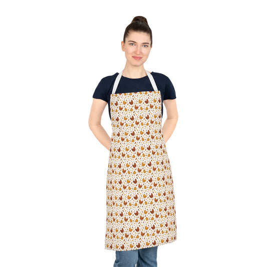 Chicken Math Kitchen Apron – Adjustable Farmhouse Cooking & BBQ Bib