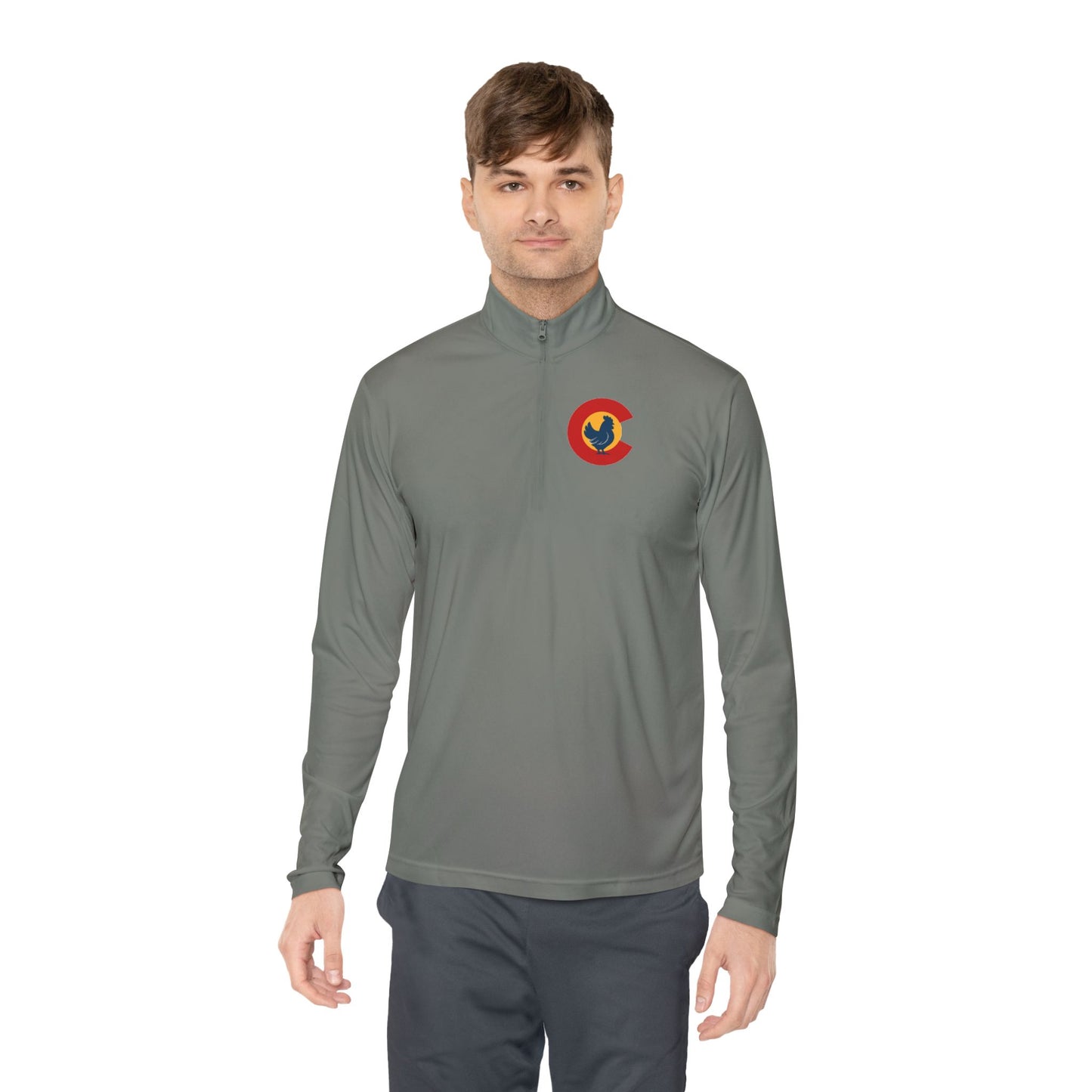 Colorado Chicken Pride Unisex Quarter-Zip Pullover – Lightweight Comfort with State Style