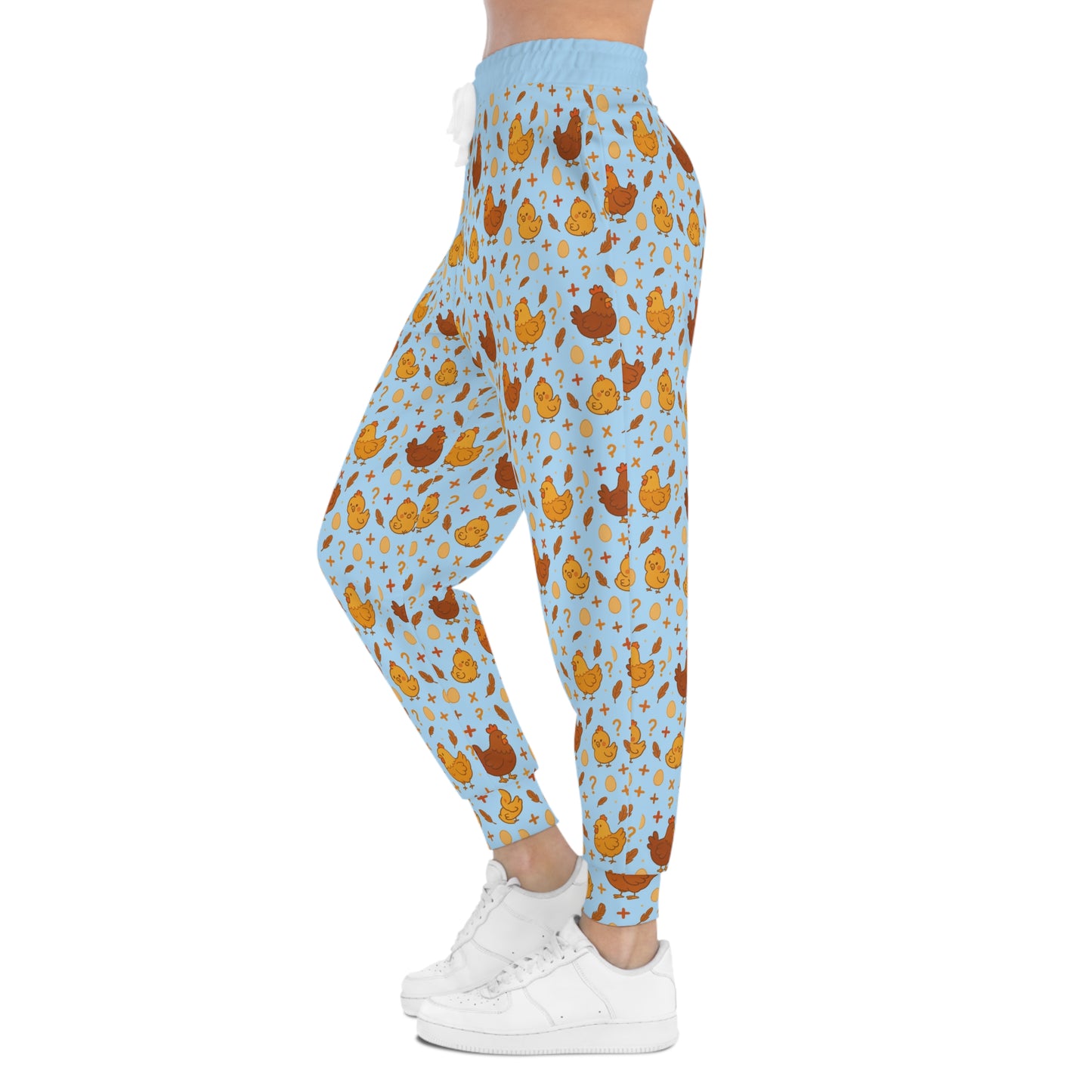Chicken Math Joggers – Unisex Lounge Pants with All-Over Chicken Print
