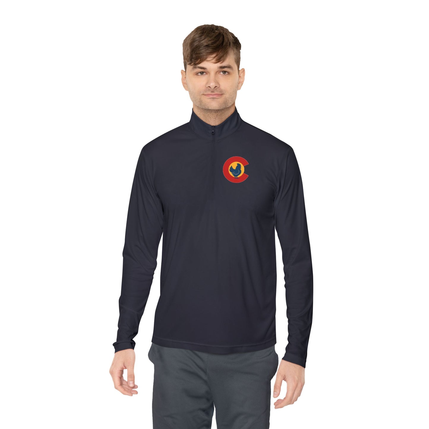 Colorado Chicken Pride Unisex Quarter-Zip Pullover – Lightweight Comfort with State Style